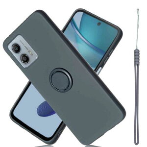 AnrekMoto G53J 5G / G53Y 5G �P�[�X �Ή� �V���R�� �����O�P�[�X�i�u���b�N�j���g���[�� ���g g53j 5g PU�v ���΋z�� ���^ �_�� TPU�ی�J�o�[ �Ռ��z�� 360�x��] �ԍڃz���_�[�@�\ �g�уP�[�X �\�t�g�J