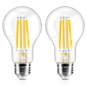 DiCUNO LED�d�� E26���� �d���F 120W�`���� �G�W�\�� 12W �t�B�������g�d�� 1650lm 2700k ��ʓd���` �N���A�^�C�v �ȃG�l �S���� A60 �������Ή� 2��
