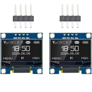 aninako 2 C` OLED fBXvC 128X64 zCg LCD W[ 0.96 4PIN IIC I2C VA LCDfBXvCArduinoɑΉ