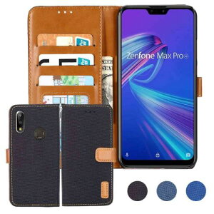 Anrek ZenFone Max Pro (M2) ZB631KL Ή ASUS fjޗ 蒠P[X (ubN) GCX[XEAX[X [tH }bNX v m2 zb631kl P[X Jo[ 蒠^ J[h[ TCh}Olbg X^h