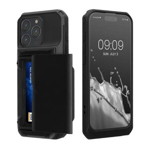kwmobile X}zP[X Apple iPhone 15 Pro MaxΉ P[X - J[h[ h~ ϏՌ n[h TPU - F