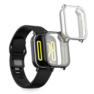 kwmobile 2x P[X Xiaomi Redmi Watch 5 ActiveΉ Jo[ - tJo[ VR ϏՌ S̕ی F/Vo[