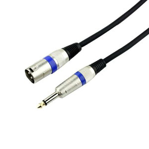 キャノン変換ケーブル マイクケーブル XLRケーブル XLR to フォン オス-オス キャノンXLR XLRコネクタ 3ピン (8m)