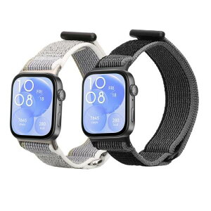 kwmobile 2x xg Huawei Watch Fit 3Ή oh - iC tBbglXgbJ[ F/_[NO[/ΐF