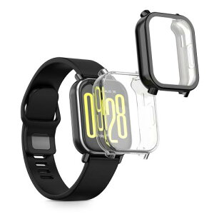 kwmobile 2x P[X Xiaomi Redmi Watch 5 ActiveΉ Jo[ - tJo[ VR ϏՌ S̕ی /F