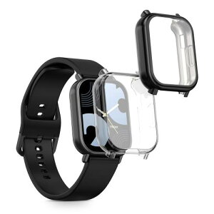 kwmobile 2x P[X Xiaomi Redmi Watch 5 LiteΉ Jo[ - tJo[ VR ϏՌ S̕ی /F