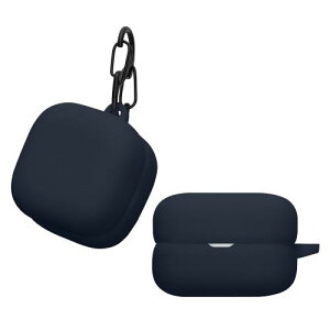kwmobile イヤホンケース Sony LinkBuds Open WF-L910 対応 ケース - ワイヤレスイヤホン シリコン 落下防止 紺色