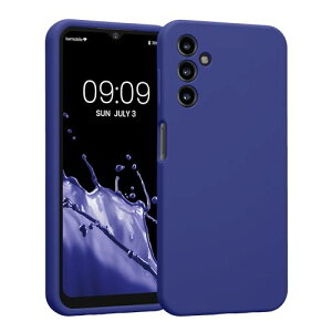 kwmobile �X�}�z�P�[�X �Ή�: Samsung Galaxy A14 5G �P�[�X - TPU �V���R�� �J�o�[ �ϏՌ� ���h�~ - �u���[�o�C�I���b�g