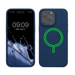 kwmobile Apple iPhone 15 Pro MaxΉ P[X - MagSafeΉ }Olbg Jo[ \tg TPUP[X ϏՌ - }u[