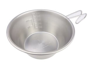 キャプテンスタッグ(CAPTAIN STAG) シェラカップ ステンレス ビッグ シェラカップ 630ml 螺旋仕上 ステンレス製 日本製 燕三条産 UH-49 シルバー