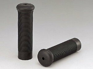 キジマ(Kijima) バイクパーツ グリップ チョッパー ラバー製 φ33×140mm 2個セット ハーレー1インチハンドル用 ブラック HD-04710