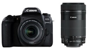 Canon �f�W�^����჌�t�J���� EOS 9000D �_�u���Y�[���L�b�g EF-S18-55mm/EF-S55-250mm �t�� EOS9000D-WKIT