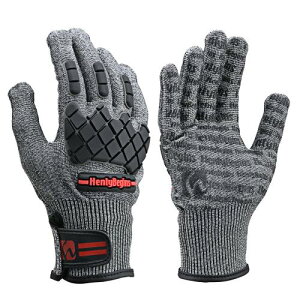 デイトナ(Daytona) バイク用 グローブ 春夏秋 耐摩擦性 ソフトプロテクター 耐切創グローブ HBG-060 ブラック/レッド XLサイズ 19981