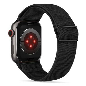 �e���X�|�[�c�\�����[�v �R���p�`�u�� Apple Watch �o���h 42mm (�V���[�Y10) 41mm 40mm 38mm�A�i�C�����ґg�X�|�[�c���[�v�A�����p�x���gApple Watch SE2 SE �V���[�Y 10/9/8/7/6/5/4/3/2/1�p (�u���b�N)