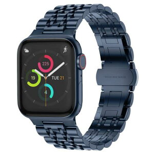 Band �R���p�`�u�� Apple Watch �o���h 42mm(�V���[�Y10) 41mm 40mm 38mm�A�����j���r�W�l�X�A�b�v���E�H�b�`�o���h�A�X�e�����X�X�`�[�����^�������o���h Apple Watch SE2 SE �V���[�Y10 9 8 7 6 5 4 3 2 1 �p (��