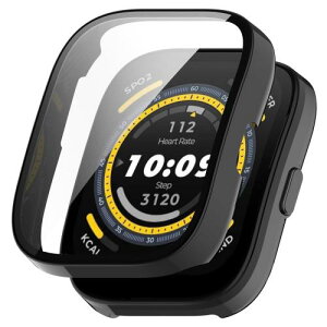 BUITFOU For Amazfit Bip 5 Jo[ Amazfit Bip 5 P[X ^ PC+KXf ̌^ Sʕی ^ ȒP ϏՌ ߗ wh~ h~iubNj