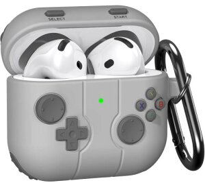 CAGOS AirPods 4P[X 2024 AirPods 4pP[X GA[|bY4 P[X  ق4P[X VRP[X 3D  Q[fUC AirPods 4یJo[   Jrit LED