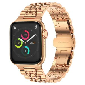 Band �R���p�`�u�� Apple Watch �o���h 42mm(�V���[�Y10) 41mm 40mm 38mm�A�����j���r�W�l�X�A�b�v���E�H�b�`�o���h�A�X�e�����X�X�`�[�����^�������o���h Apple Watch SE2 SE �V���[�Y10 9 8 7 6 5 4 3 2 1 �p (�S