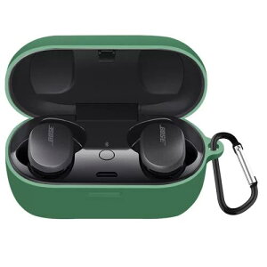 TOORQR For Bose QuietComfort Earbuds �P�[�X �J�o�[ Bose QuietComfort Earbuds�V���R���f�� �P�[�X �ی�J�o�[ �h�� �h�o �����h�~ �L�Y�h�~ �S�ʕی� �y�� �J���r�i�t��(�O���[��)
