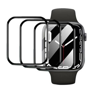 3��YUGYUG Apple Watch �ی�t�B���� 42mm Apple Watch �t�B���� PET������ [���{���f�ޕ����Y�f�@��] AppleWatch 10�t�B���� �A�b�v���E�H�b�`10 �t�B���� �Ή� �L�Y�h�~ �ϏՌ� �A�b�v���E�H�b�` �ی�t�B