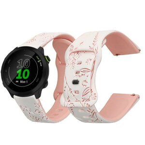 kwmobile �����x���g Garmin Forerunner 55�Ή� �o���h - �V���R���o���h �\�t�g TPU �ϋv�� �G���{�X�p�^�[���f�U�C��