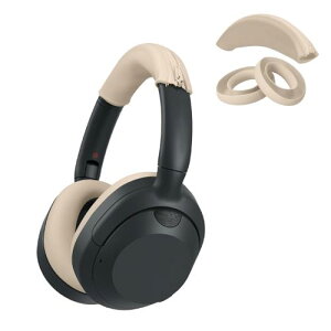 kwmobile 3x Sony ULT WEAR/WH-ULT900N�Ή� �J�o�[ - �w�b�h�o���h �C���[�p�b�h �h�o �\�t�g �V���R�� - �x�[�W��