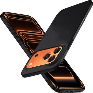 Wojiaozvlf 極薄 iphone 17 pro max用 ケース 薄型 iphone17promax用 ケース PCマット質感 超軽量 黄変防止 指紋防 擦り傷防止 手触り良い 全面保護 超耐磨 耐衝撃アイフォン17promax カバー ワイヤレス充電