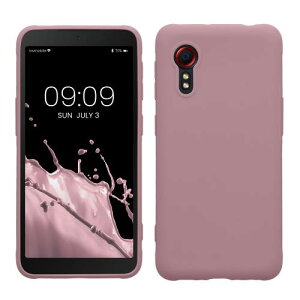 kwmobile �X�}�z�P�[�X �Ή�: Samsung Galaxy Xcover 5 �P�[�X - �ϏՌ� ����~�� �\�t�g TPU �V���R�� - �A���e�B�[�N�s���N