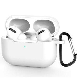 TOORQR For AirPods Pro 2 �P�[�X �J�o�[ AirPods Pro ��2���� �V���R���f�� �P�[�X �ی�J�o�[ �h�� �h�o �����h�~ �L�Y�h�~ �S�ʕی� �y�� �J���r�i�t��(�z���C�g)
