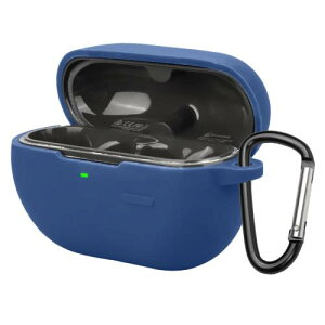 BUITFOU For SOUNDPEATS CC �P�[�X CC/PearlClip �ی�J�o�[ CC/PearlClip �P�[�X �_�炩�� �V���R���� �����h�~ �L�Y�h�~ �ϏՌ� �h�o �y�� �����[�d�\ �J���r�i�t�� �����h�~(�u���[)