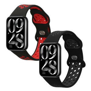 kwmobile 2x oh Xiaomi Smart Band 8 Pro/Smart Band 9 ProΉ xg - VRoh \tg TPU ϋv F/O[/F/ԐF