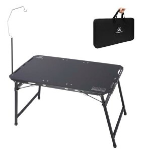 YOGOTO AEghA  ܂肽݃e[u 75×40cm y RpNg A~ ^|[t [ܕt BBQ Lv sNjbN AEghA (ubN)