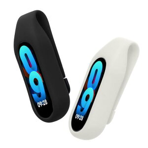 kwmobile Xiaomi Mi Band 10 / 9 / 8対応 2x クリップホルダー - シリコン フィットネストラッカー クリップ