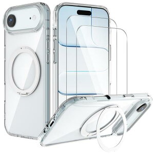 1+2ZbgFor iPhone 17 Air/iPhone Air P[X(1EMagSafeΉ)+KXtB(2) iPhone Air Ή یP[X NA Greerass TPU+PCf ϏՌ Ռz Sʕی Jی ^ y ~ 