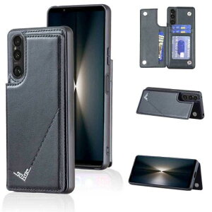 AnrekV^ SONY Xperia1 VII/SO-51F/XQ-FS44/SOG15/A501SO p J[hP[X 蒠^ wʃJo[ iubNjGNXyA1vii X}zP[X J[h[ u@\ gуJo[ \j[sog15 BLACK