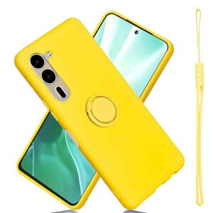 AnrekArrows Alpha M08 F-51F docomo �P�[�X �Ή� �V���R�� �����O�P�[�X�i�C�G���[�j�h�R��f51f ���^ �_�� TPU�ی�J�o�[ �Ռ��z�� 360�x��] �ԍڃz���_�[�@�\ �g�уP�[�X �\�t�g�J�o�[ �A���[�Yf51f Yello
