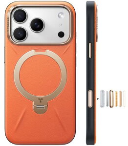 TORRAS iPhone 17 Pro p P[XVoU[EXL^b`Ostand Q3 U[g[ MagSafeΉ O X^h 360°_] cΉ }Olbg v JRg[{^ ČRKi Ϗ