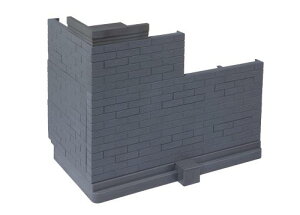 TAMASHII NATIONS ��OPTION Brick Wall (Gray ver.) �m���X�P�[�� ABS�� �����i�t�B�M���A