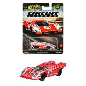 ホットウィール(Hot Wheels) カーカルチャー サーキット レジェンズ ポルシェ 917KH 乗り物おもちゃ ミニカー 3歳から レッド JBK63