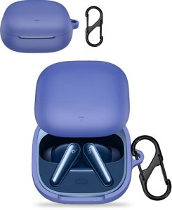 For Anker Soundcore Liberty 5 �P�[�X �J�o�[ �V���R���� �ی�P�[�X Kluso �y�� �ϏՌ� �����h�~ �ی�J�o�[ �L�Y�h�~ �h���h�o �J���r�i�t�� �����h�~ �S�ʕی� �����[�d�\ Anker Soundcore Liberty 5 �Ή�