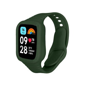 kwmobile Xiaomi Redmi Watch 3 Active/Redmi Watch 3 LiteΉ xg - tBbglXgbJ[ ϏՌ VRoh [ΐF