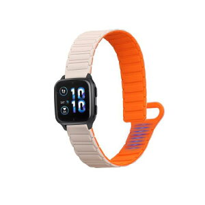 kwmobile �����o���h Garmin Venu Sq 2 Music/Sq 2�Ή� �x���g - �V���R���o���h �}�O�l�b�g �\�t�g �ϋv�� ���F/�I�����W