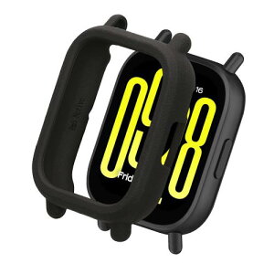kwmobile Xiaomi Redmi Watch 5 Active対応 保護カバー - 側面 エッジ保護 スマートウォッチ 液晶覆わないケース 黒色