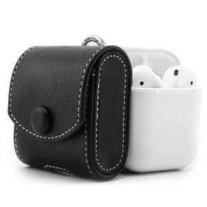 MoKo AirPods P[X AirPods1/2p PUU[ Sʕی Xgbvt ϏՌ h~ G|bYP[X y Black