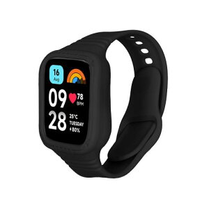 kwmobile Xiaomi Redmi Watch 3 Active/Redmi Watch 3 Lite�Ή� �����x���g - �t�B�b�g�l�X�g���b�J�[ �ϏՌ� �V���R���o���h ���F