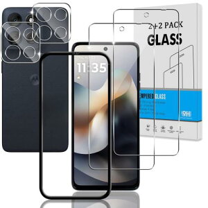 2+2���Z�b�g �K�C�h�g�t�� �Ή� moto g66j 5G / moto g66y 5G �K���X�t�B���� + �J�����ی�t�B���� ���{���Ɏq �d�x9H ���g���[�� g66j 5G / ���g���[�� g66y 5G �p �t�B���� �����K���X �t�� moto g66j / g66y 