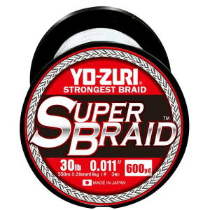 YO-ZURI PE���C�� �X�[�p�[�u���C�h 600YDS 30Lbs �J���[:�z���C�g
