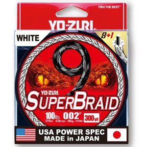 YO-ZURI PE���C�� �X�[�p�[�u���C�h 9 300YDS 100Lbs �J���[:�z���C�g