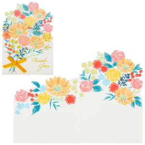 サンリオ メッセージカード 感謝 花束イエロー グリーティングカード 海外輸送可 TY184-3 SANRIO 981567