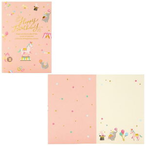 サンリオ バースデーカード サーカス グリーティングカード 海外輸送可 BD211-3 SANRIO 607126